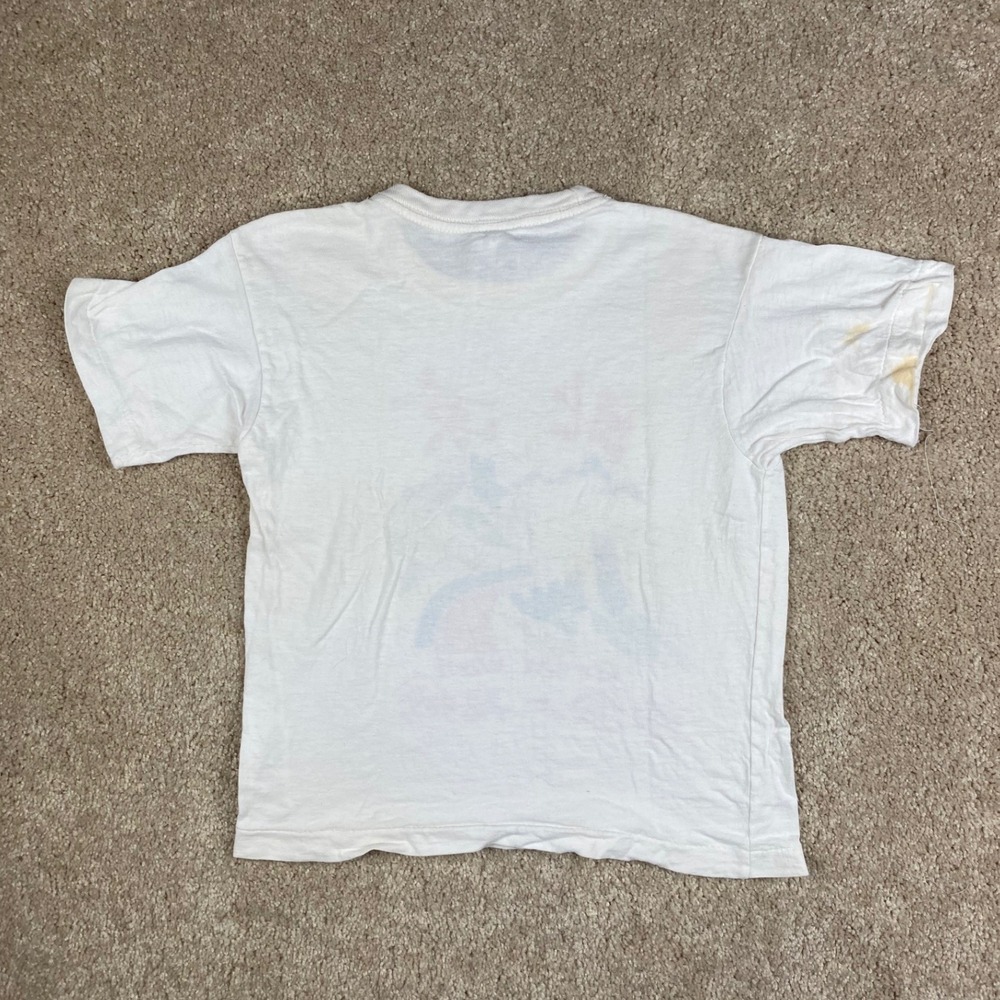 Vintage Great Wall of China Beijing Souvenir T-Shirt Kids White Single Stitch - Picture 7 of 9